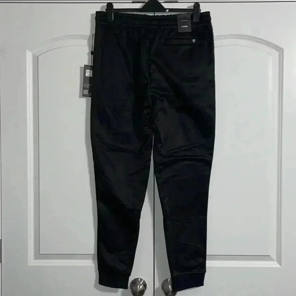 Encrypted Drawstring Fleece Joggers - Picture 10 of 12